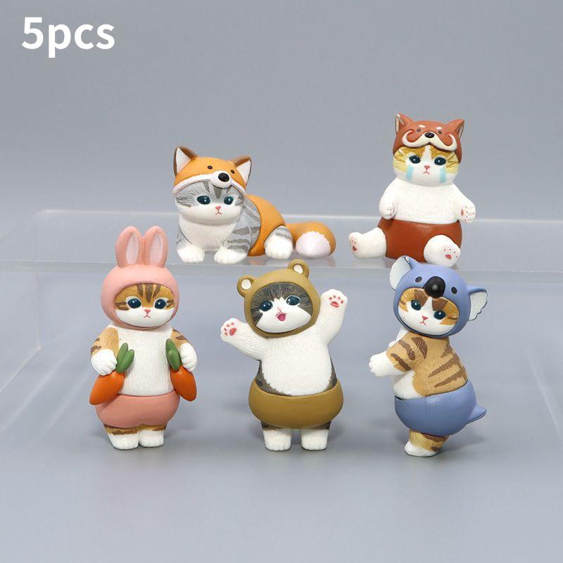 

Hand Kitten Cute Do Rabbit Raccoon Koala Doll Fashion Tabletop Model Decoration