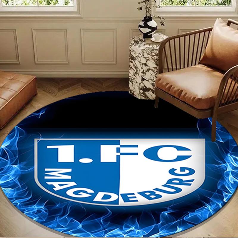 Magdeburg Flames Round mat Home Decor, Chair rug For livingroom,Bedroom, doormat home decor Birthday Gift Christmas Gifts