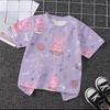2026 Summer Girls boy Peppa Pig Peppa George T Shirt Cute Short Sleeve O Neck Tee Kids Summer Casual Tops Kids Women Men T-Shirt