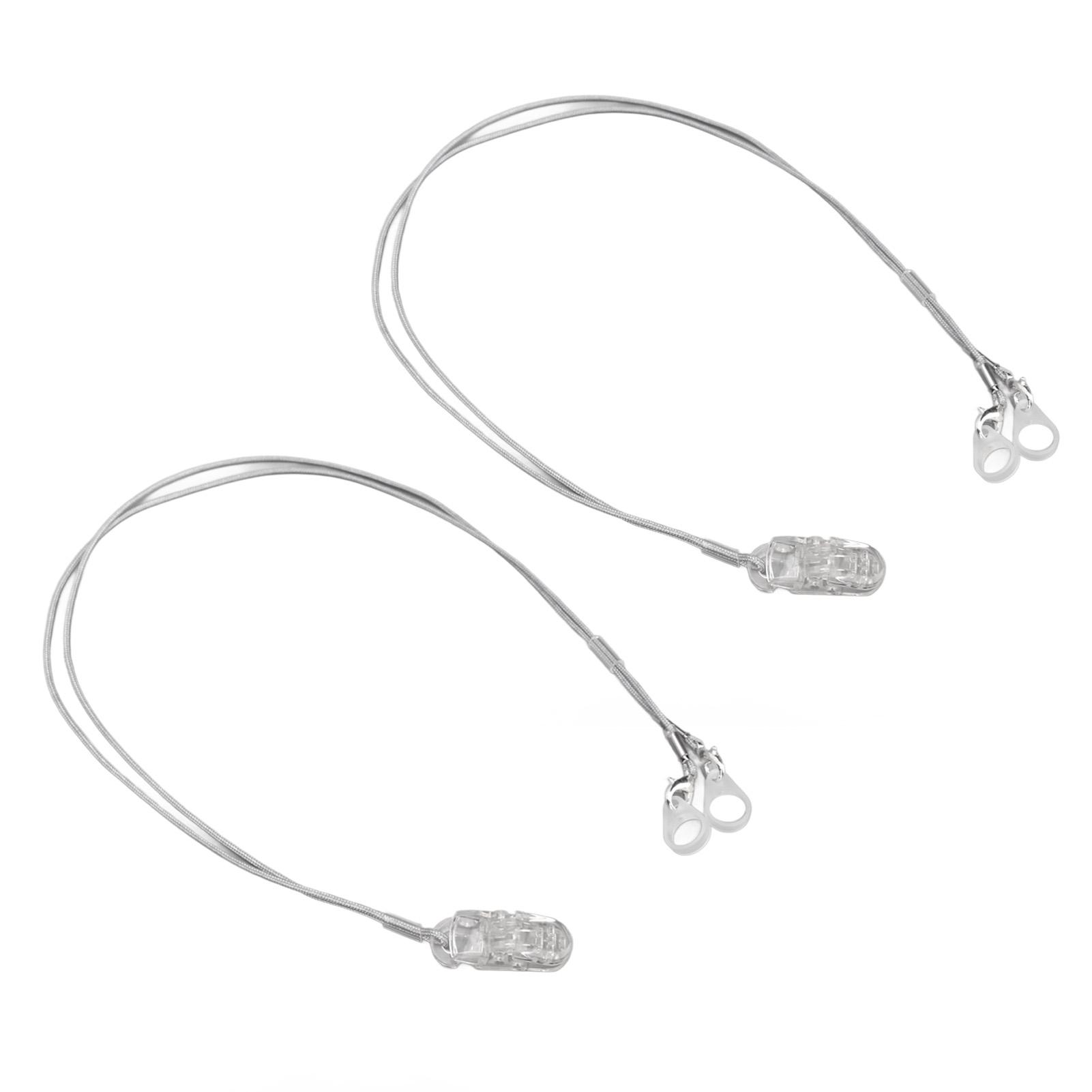 

2 комплекта зажимов для слуховых аппаратов с жесткой фиксацией и регулировкой усилителя слуха, зажимы для шнурка для использования на открытом воздухе