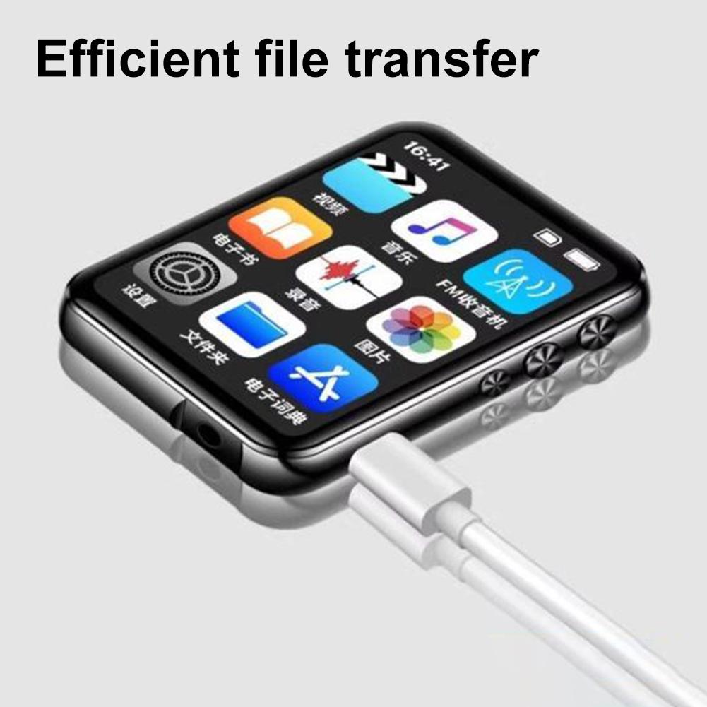 

MP3 MP4 плеєр HiFi MP4 Walkman зі спікером, сумісний з Bluetooth, портативний MP3 плеєр, підтримка FM-радіо, запису, електронних книг spain