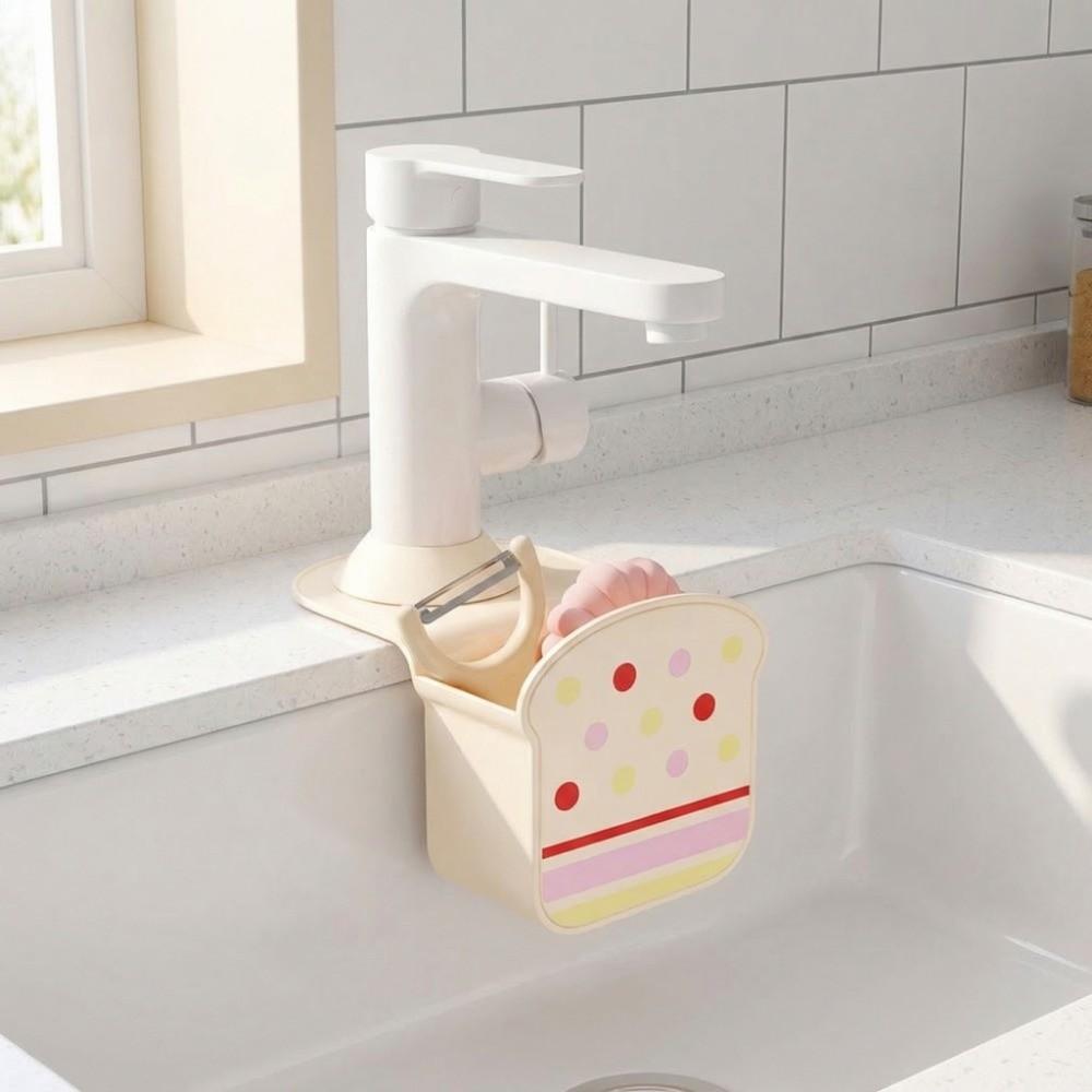 Hanging Design Kitchen Sink Storage Toast Shaped Drain Basket Sink Countertop
