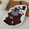 1Pcs Absorbent Hand Cloth Coffee Bread Hand Towel For Kitchen Bathroom Hand Cloth Cartoon Hand Towels Convenient Hanging Towel