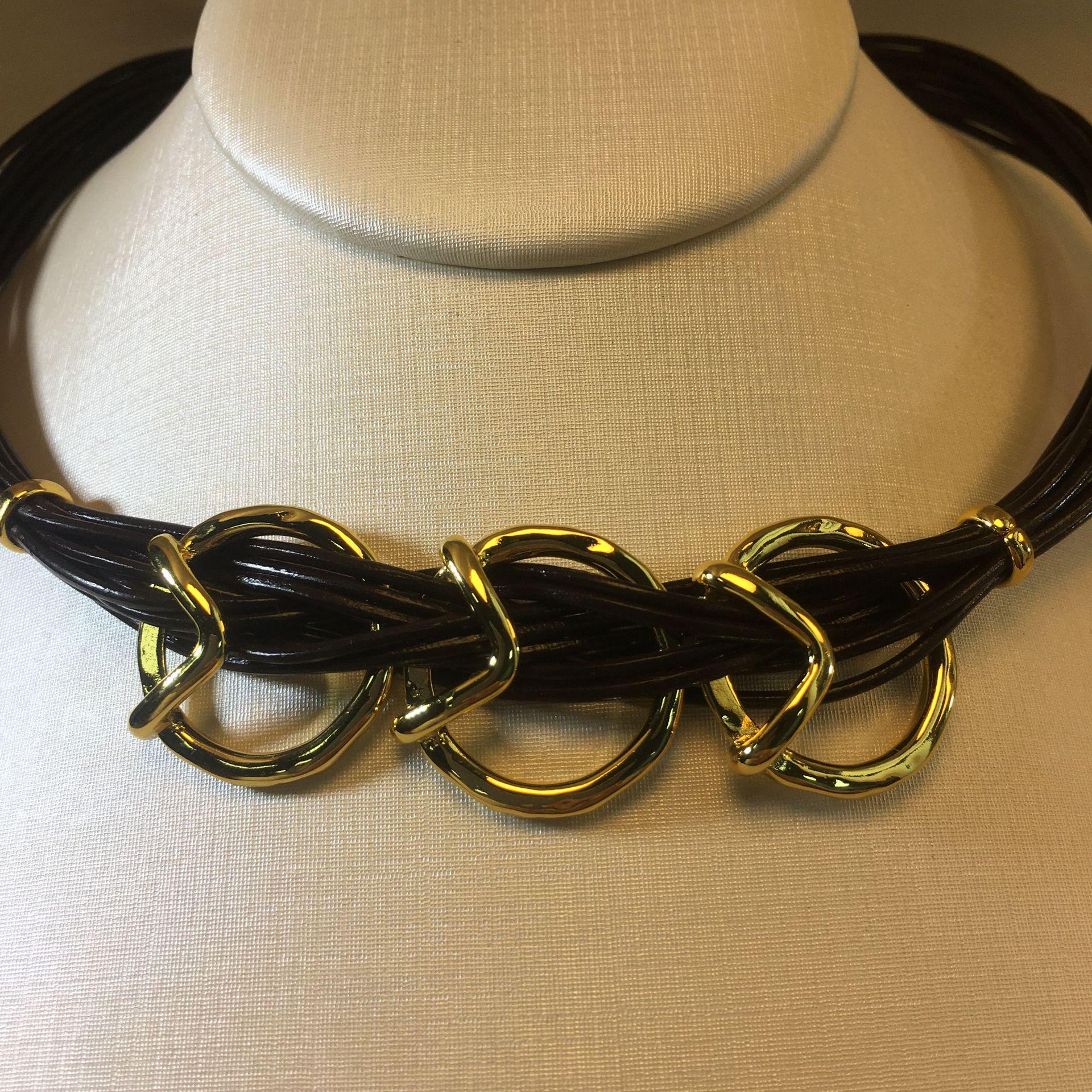 2024 UNOde50 Exquisite Luxury Leather Cord Necklace for Women - Romantic Jewelry Gift