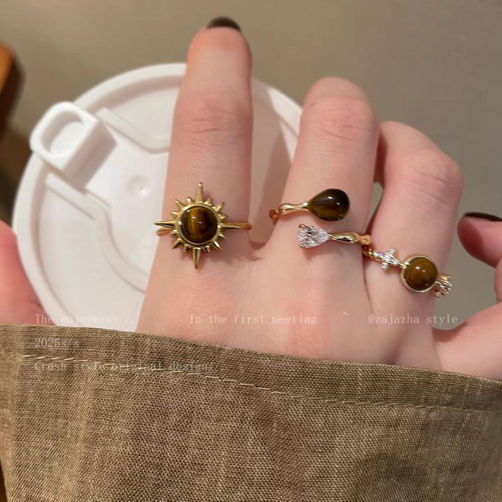 Fashion Trend Pink Crystal Bowknot Heart Rings Zircon Ring Y2K Shiny Zircon Rings for Women Girls Party Aesthetic Jewelry 2024 N