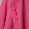 Japanese Heart Couple Cardigan - Red Heart Round Neck Wool Sweater