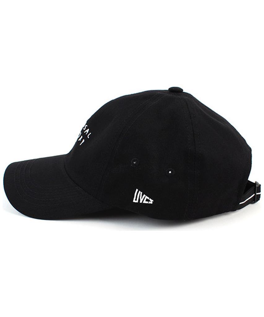Yunibeosyeolkemiseuteuli Front Logo Cotton Black Ballcap
