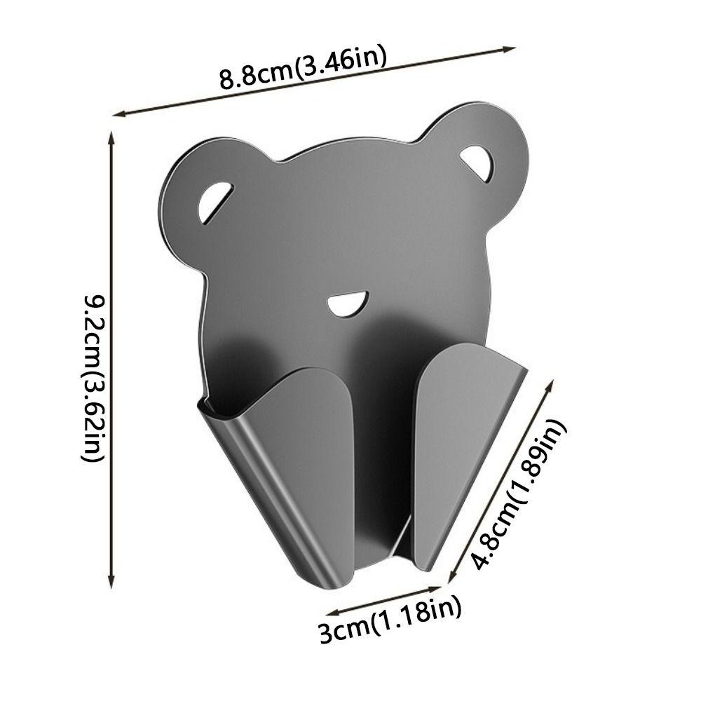 3pcs Punch-Free Scissor Holder Self-adhesive Scissor Display Shelf  Home Organization