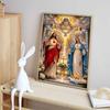Diamond Painting Set  DIY 5D Full Diamond Religious Jesus and Virgin Mary Crafts for Home Wall Decoration