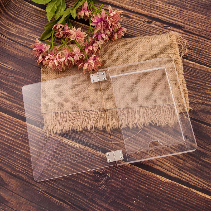 Acrylic Stamp Block Card Making Envelope Crafting Decoration Supplies for Children Adult DIY Handmade Accessory Supplies X3UC