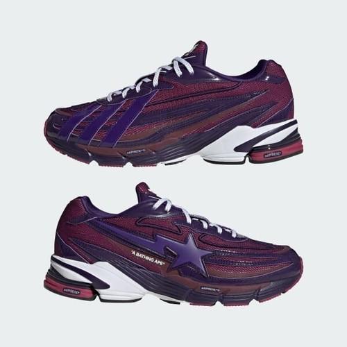 A Bathing Ape adidas Originals Orketro Roxo Escuro Preto JH6362 Tamanho Masculino