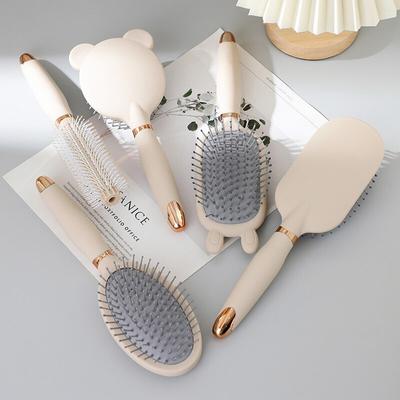 Cute Comb Anti Static Exhaust Air Cushion Comb Home Women Long Hair Curling Fluffy Air Bag Comb Head Massage Comb