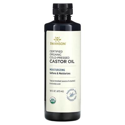 Zertifiziertes Bio Kaltgepresstes Rizinusöl, 16 fl oz (473 ml)