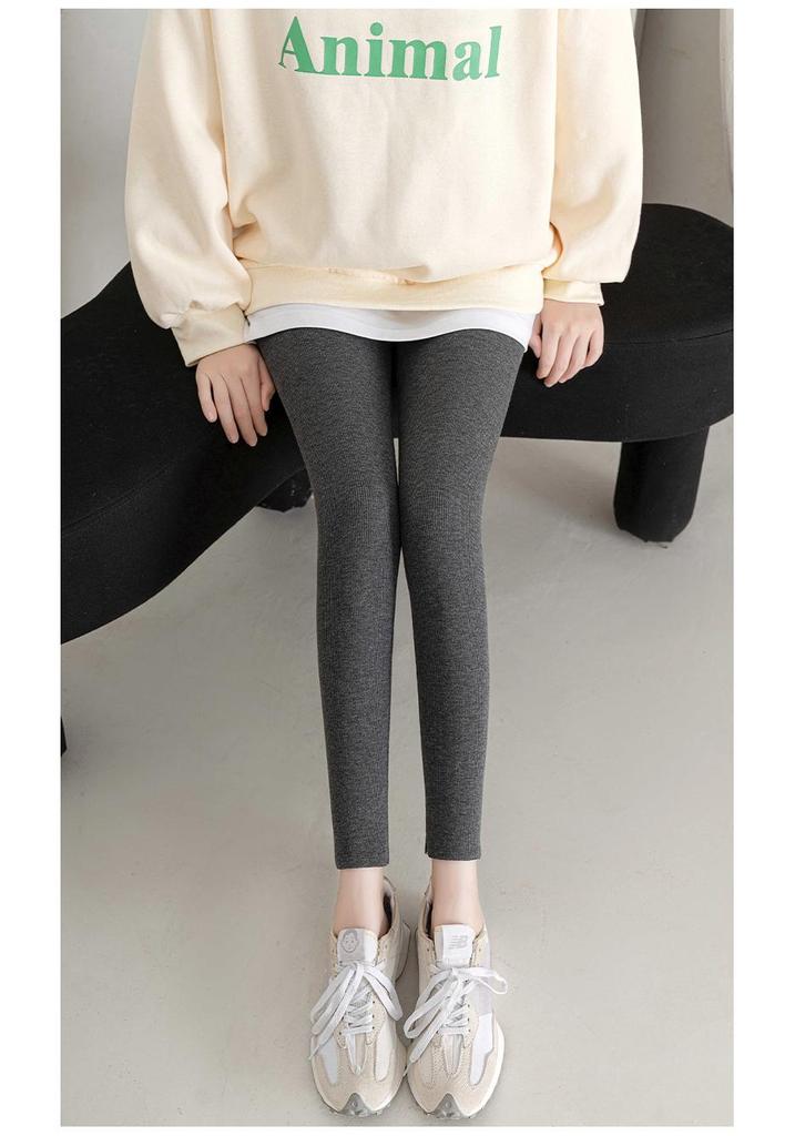 High-Waisted Elastic Autumn/Winter Fitness Pants with Plus Velvet Thickness for Casual European & American Sports Style