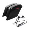 Motorcycle 5" Stretched Saddlebag Conversion Brackets For Harley Softail Fatboy 1984-2017
