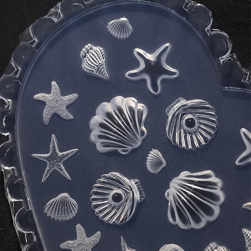 3D Nagel Schnitzen Silikon Transparent Vorlage Form Nagelkunst DIY Handgemachtes Werkzeug Kleine Perlen Polymer Clay Form Maniküre Dekor