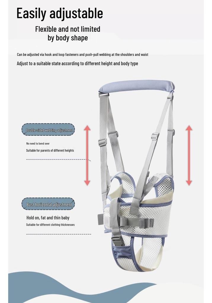Two-in-One Baby Walker & Toddler Standing Aid with Anti-Fall and Anti-Choke Features