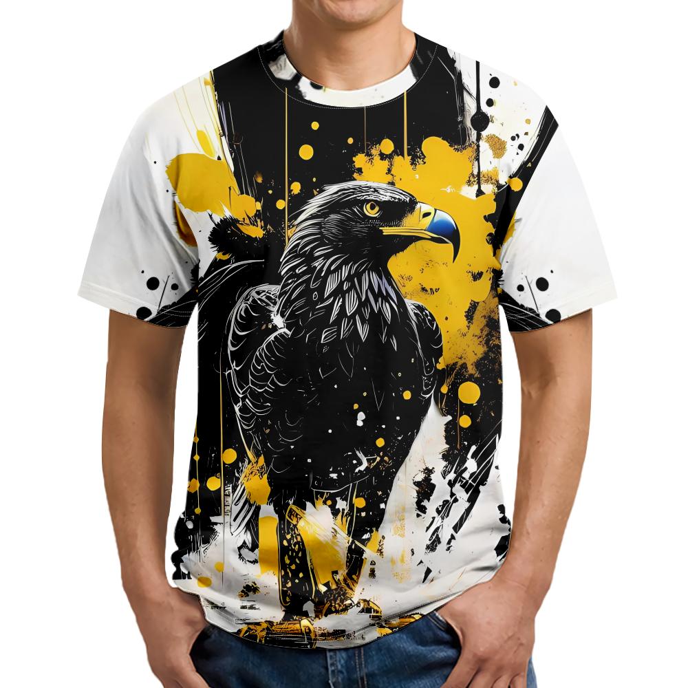 Eagle 3D Printed Shirts Summer Adult Kids Apparel