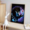 Disney Diamond Painting Beauty and The Beast Magical Starry Sky Silhouette Style Wall Decoration Full Diamond Cross Stitch DIY Gift Home Decoration