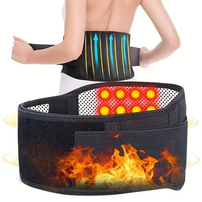 Adjustable Waist Belt Brace Self Heating Magnetic Back Waist Support Belt Lumbar Brace Massage Band