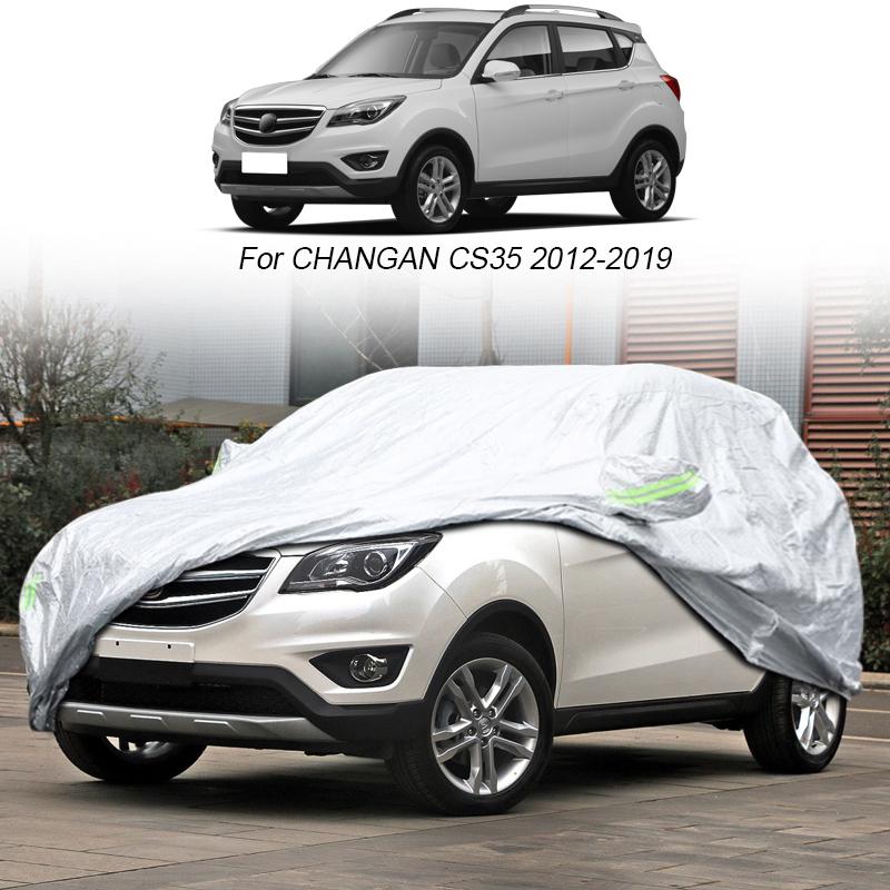 Full Car Cover Rain Frost Snow Dust Waterproof Protect For CHANGAN CS15 CS35 PLUS CS75 PLUS CS55 PLUS CS85 CS95 Anti UV Accessory