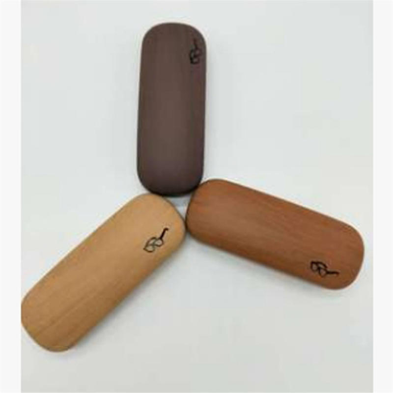 1 Stück Holzmaserung Hartes Etui Halter Metall Lesebrillenetui Für Herren Und Damen PU Leder Brillenbox Hohe Qualität