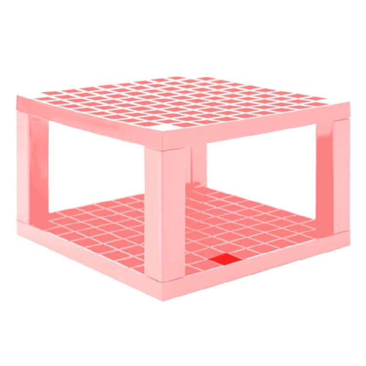 

Plastic Painting Brush Hold 20 Slot Portable Design Storage For Artists Students Professionals розовый