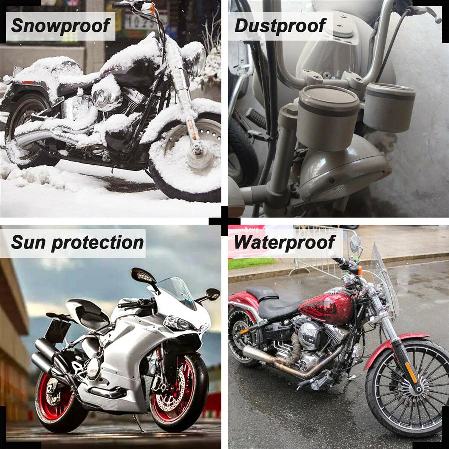 Product: XXXXL Motorcycle Cover Rain Dust Waterproof Protector Outdoor Black Color