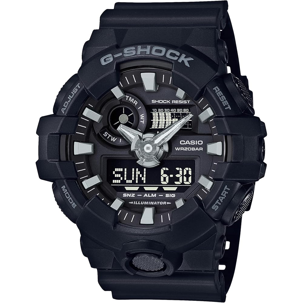 Casio G-Shock GA-700-1BJF Men s Watch Black Durable Design Water Resistant