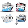 Copper Blue Ocean Charms Bead Cruise Fine Ship Crab Seahorse Pendants Fit Bracelet Diy Jewellery Marking Present