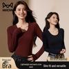 Miiow Women's Thermal Long Sleeve Top with Padded Bra