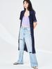 Rohe Apparel Metallic Line Point Knit Cardigan & Dress / Navy