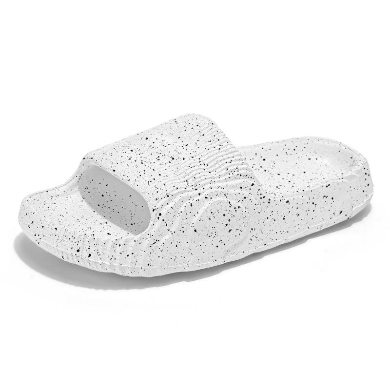 

Men Summer Casual Slippers Mens Black Slides Slip On Soft Lightweight Indoor Home House Beach Shoes 47