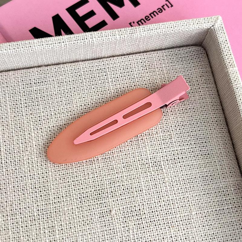 UXSL Fashion Frosted No Trace Hair Clip Women Summer Jelly Color HairPins Bangs Clip Women Girl Makeup Clip Barrettes Headdress