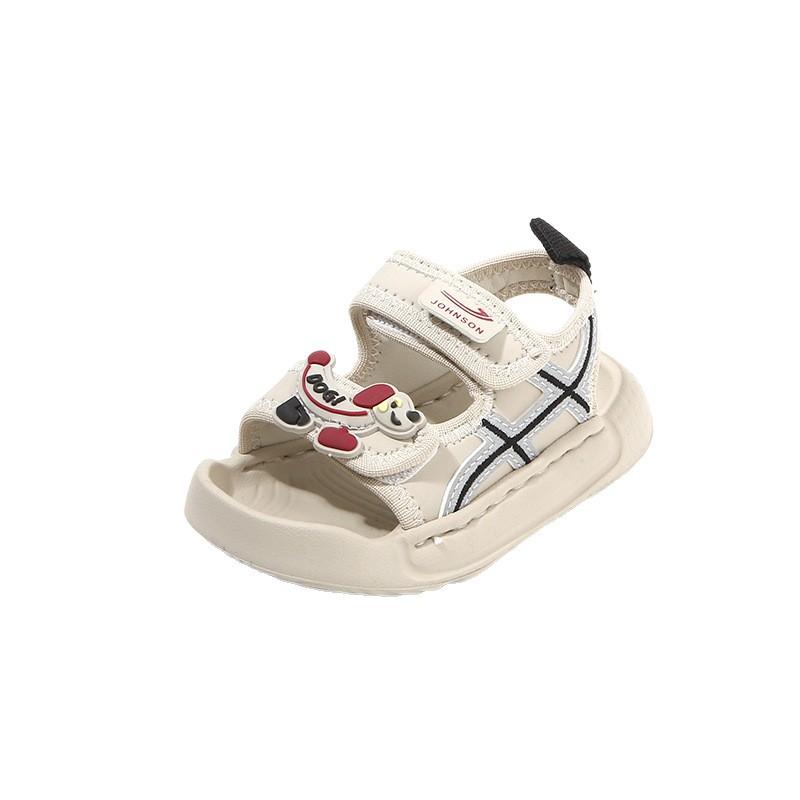 2026New summer styles of children's sandals, lightweight and soft-soled baby beach shoes, anti-kick design, cartoon-themed toddler walking shoes