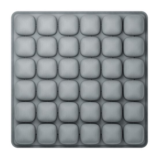 Inflatable Seat Cushion Travel Cushion Airplane Seat with Built-in Air Pump 36-Cell Seat Cushion for Long Flights Back And Tailbone Pain Relief