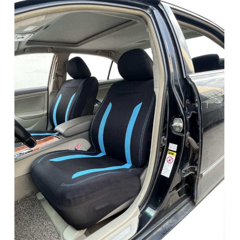 Universal Fit Car Seat Cover Set Gray Mesh 1/2 Seats Cover New Universal Car Seat Covers Sedans