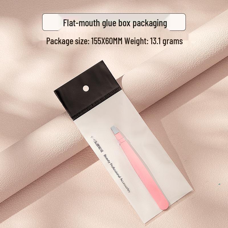 Stainless Steel 96-Piece Eyebrow & Beard Tweezers Set with Double Eyelid Stickers