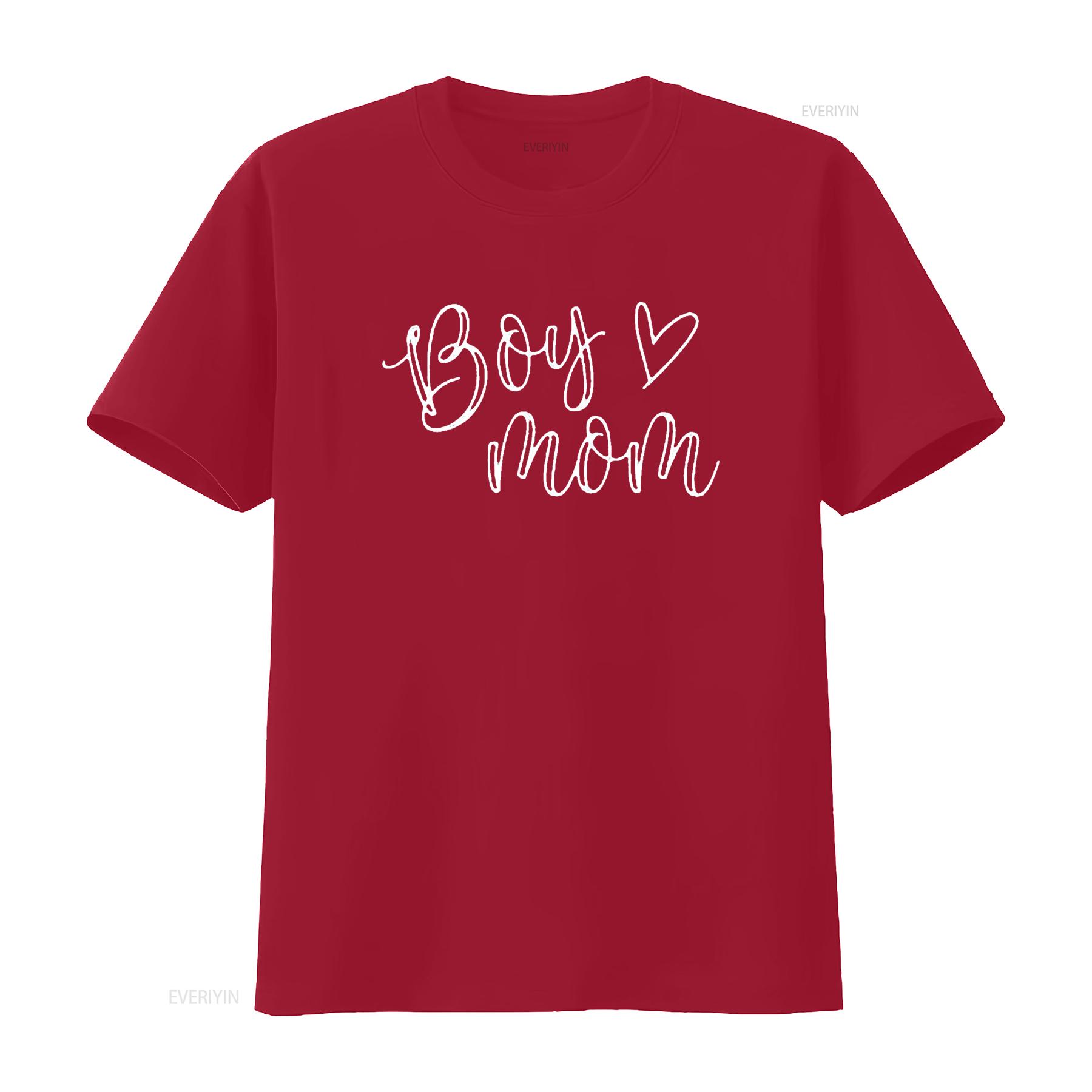 

Boy Mom T Shirt For Women Mother s Of Boys Funny Tops Black vintage Washed fashion Breathable Top For Everyday Wear Stylish S