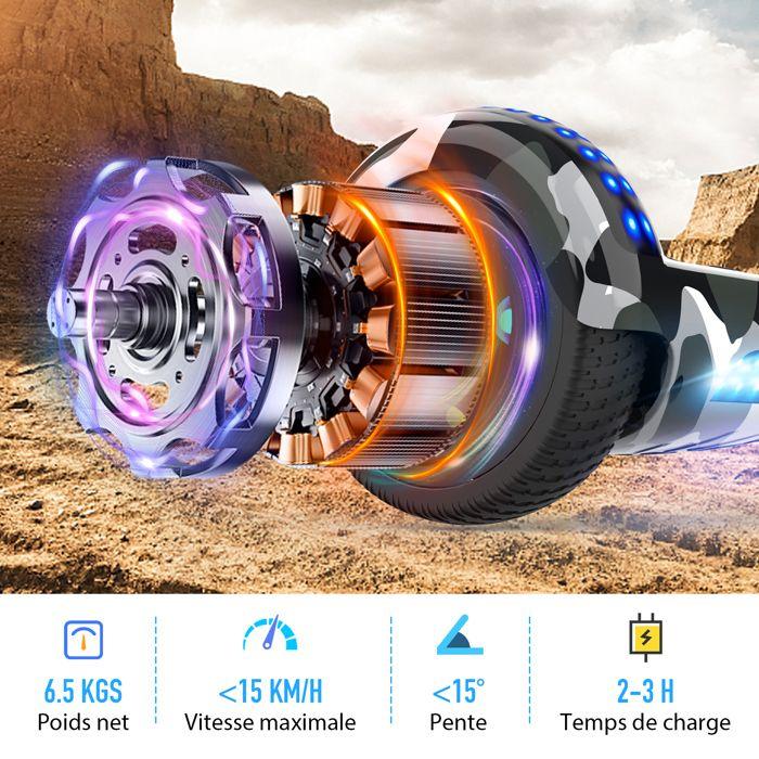 Pack Hoverboard camouflage et Hoverkart hip-hop - RCB - Cadeau Super pour les Enfants