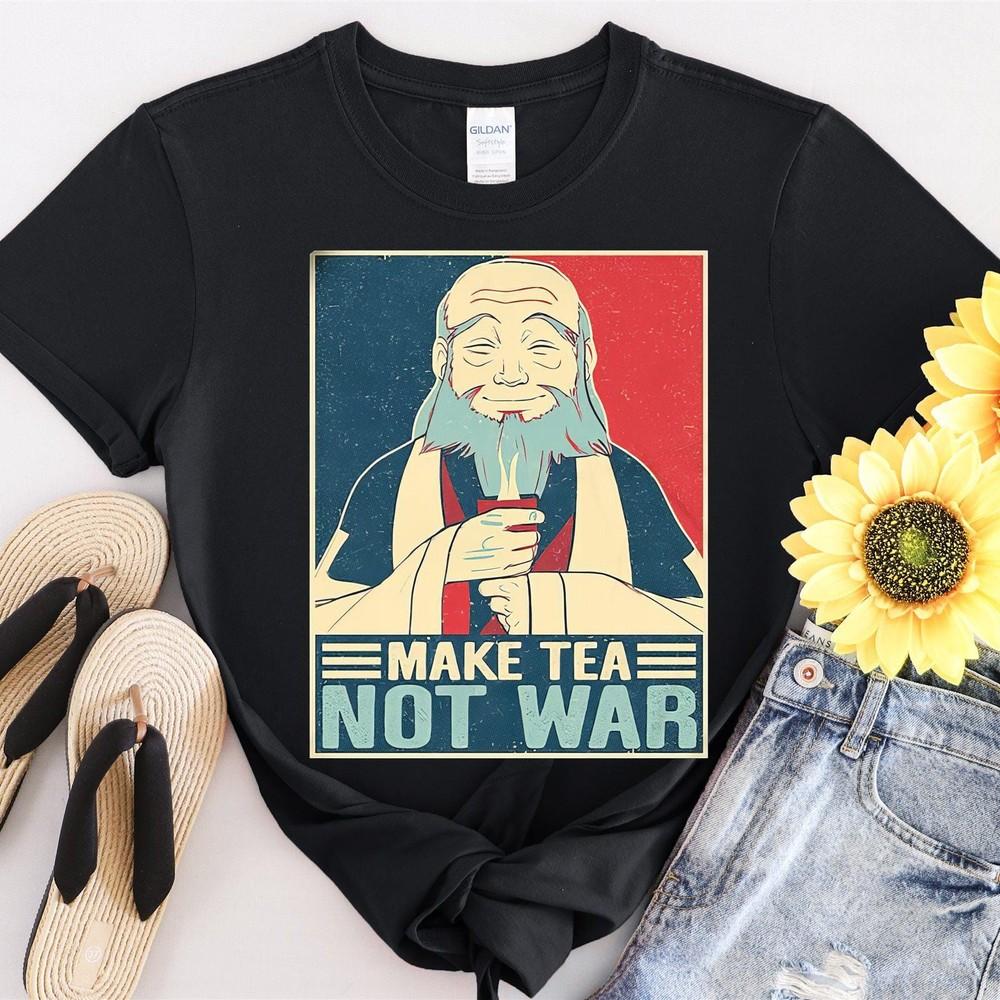 31 Make Tea Not War Uncle Iroh Vintage Tshirt Men Women Unisex T-Shirt Unisex T-Shirt L