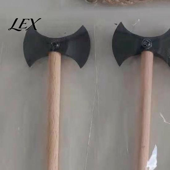 Portable Target Game Ax Throwing Dart Kit, with Wood Disc, 3 Backyard Toss Axes, Rope, for Indoor Outdoor Family Party Easy Setup