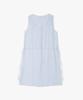 Plack Woman Tuck Point Layered Dress Sky Blue