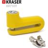 Cadenas - kraser - kr710y - antivol universel - jaune - métal - ø10 mm