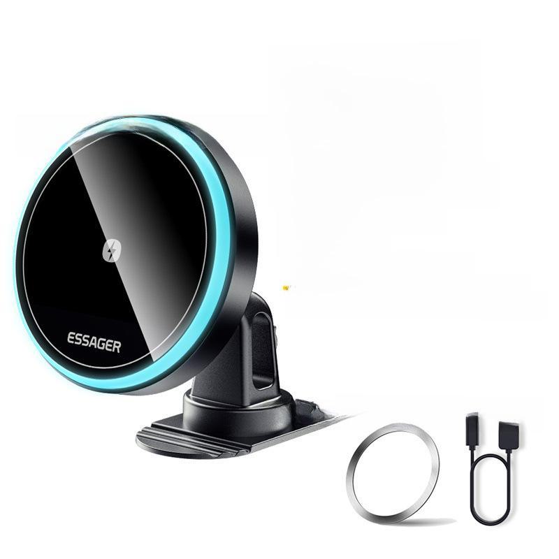 ESSAGER Magnetic Wireless Car Charger & Phone Holder (15W, Air Vent Mount)