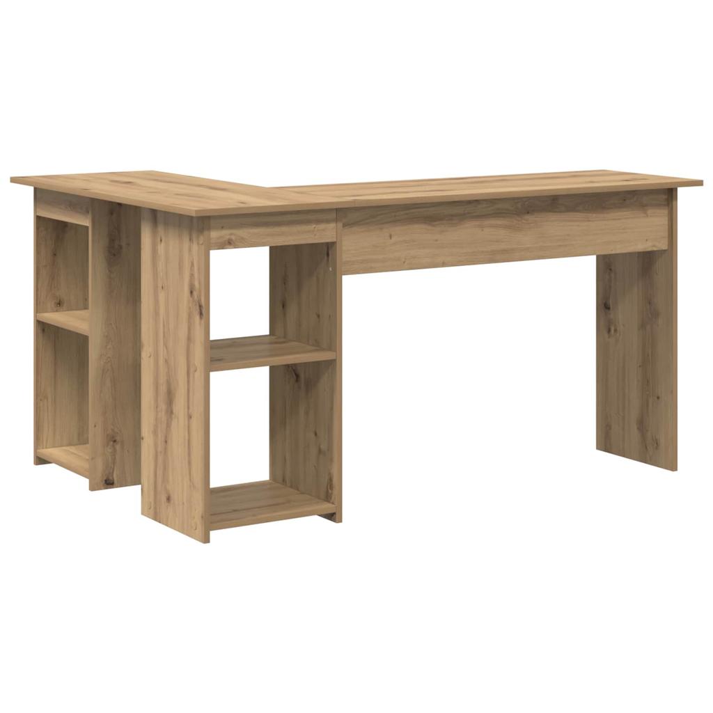 Artisan Oak Desk 142 x 102 x 73 cm Engineered Wood