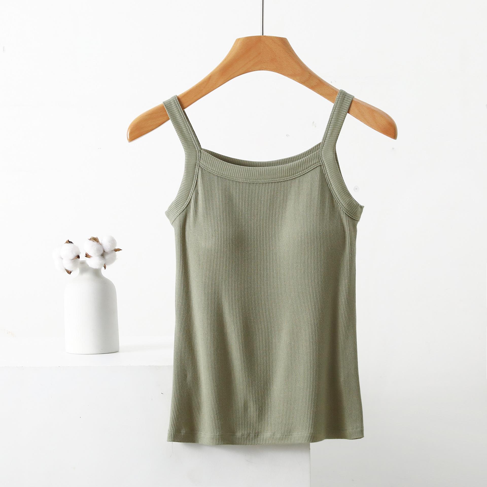 

Бавовняний камзол в рубчик. Бюстгальтер. Майка з м’якою підкладкою. Безрукавка. Однотонна майка. Майки без рукавів. L чай зелений колір