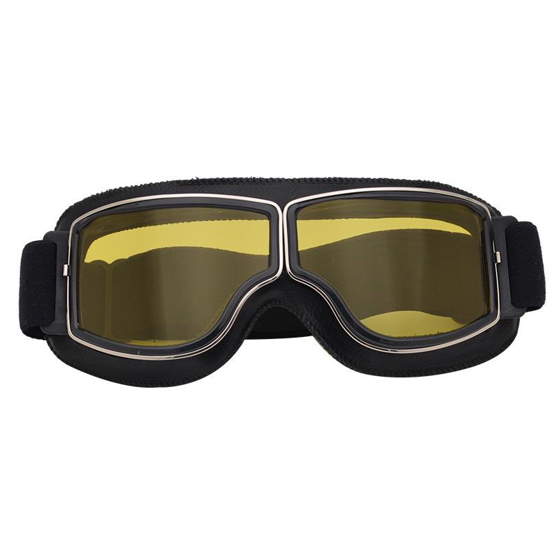 Retro Motorcycle Riding Goggles - Windproof & Dustproof for Off-road & Electric Vehicles