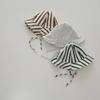 Striped Pattern Double Sided Baby Bucket Hat Breathable Panama Bonnet  Beach