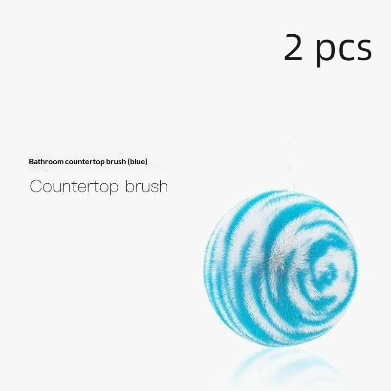 1/2/3Pcs Creative Soft Desktop Cleaning Ball No Shedding Cleaning Tool Bathroom Sink Brush Washbasin Faucet Brush For Home